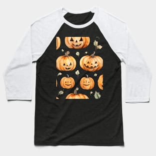 Halloween pattern #1 Baseball T-Shirt